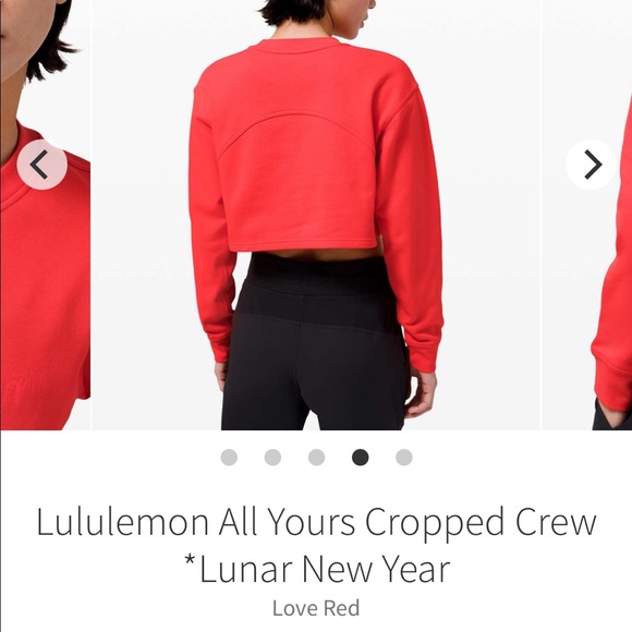 Lulu🍋 All Yours Crew Cropped Special Edition LNY - Picture 6 of 13